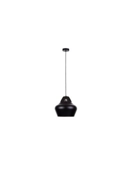 Lampa wisząca nowoczesna 1xE27 NEGRO WOOD BLACK