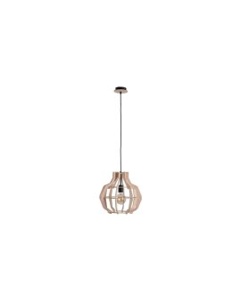 Lampa wisząca nowoczesna drewno 1xE27 BENTO NATURAL