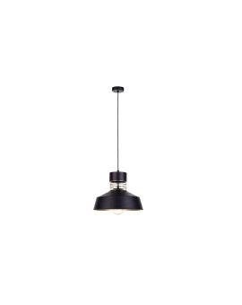 Lampa wisząca nowoczesna loftowa 1xE27 TITANIUM GOLD/BLACK