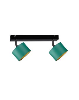 Spot nowoczesny abażur 2xE27 FLOW GREEN