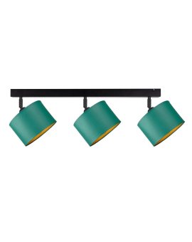 Spot nowoczesny abażur 3xE27 FLOW GREEN