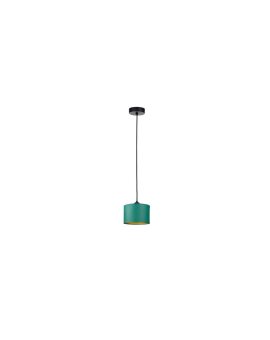 Lampa wisząca nowoczesna abażur 1xE27 FLOW GREEN