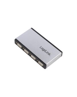 UA0404 Hub USB, DC, USB A gniazdo x4, USB B mini gniazdo, USB 2.0, PnP