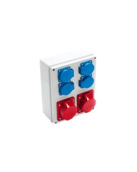 VIPLAST Rozdzielnica Gniazdo 2x32/5 + 4x250V