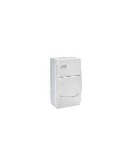 IP40 Rozdzielnica modułowa 1x4 COMBI natynkowa (drzwi białe) PE+N