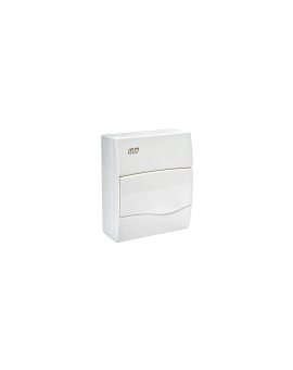 IP40 Rozdzielnica modułowa 1x8 COMBI natynkowa (drzwi białe) PE+N