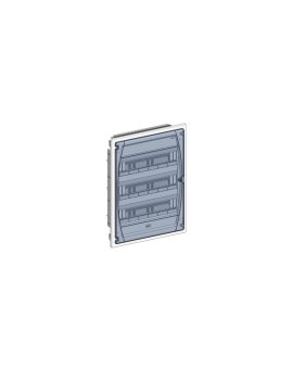IP40 Rozdzielnica modułowa 3x18 GOLD P podtynkowa (drzwi transparentne) PE+N