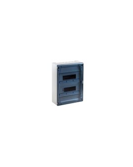 IP40 Rozdzielnica modułowa 2x12 GOLD P natynkowa (drzwi transparentne) PE+N