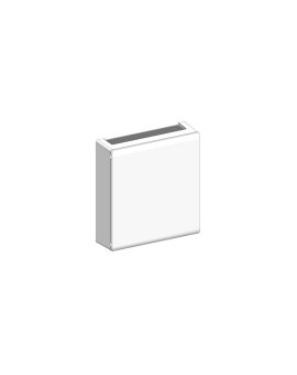 IP40 Rozdzielnica modułowa 2x18 GOLD P natynkowa (drzwi białe) PE+N