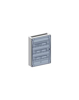 IP40 Rozdzielnica modułowa 3x18 GOLD P natynkowa (drzwi transparentne) PE+N