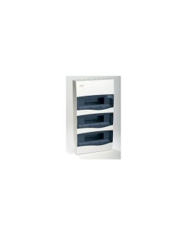 IP40 Rozdzielnica modułowa 3x12 COMBI natynkowa (drzwi transparentne) PE+N