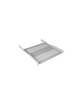 Półka regulowana do szafy RACK 19 1U 350mm (450mm) szara NEKU