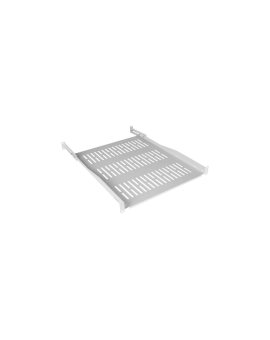 Półka regulowana do szafy RACK 19 1U 650mm (750mm) szara NEKU