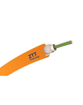Kabel światłowodowy DAC 2 włókna SM 9/125 G.652.D zewnętrzny ziemny pomarańczowy ZTT /25m/