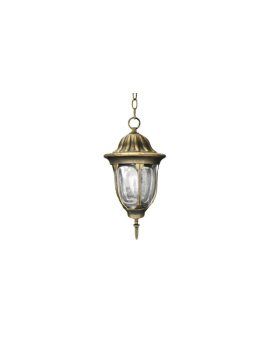 LAMPA OGRODOWA wisząca FLORENCJA 1xE27 IP43 GOLDLUX (Polux) PATYNA