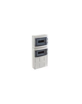 IP65 Rozdzielnica budowlana 2x12 STAR (1500V DC) z otworami na gniazda przemysłowe