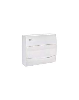 IP40 Rozdzielnica modułowa 1x12 COMBI natynkowa (drzwi białe) PE+N