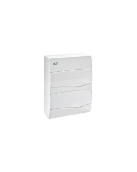 IP40 Rozdzielnica modułowa 2x12 COMBI natynkowa (drzwi białe) PE+N