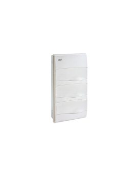 IP40 Rozdzielnica modułowa 3x12 ORO podtynkowa (drzwi białe) PE+N