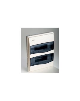 IP40 Rozdzielnica modułowa 2x12 ORO podtynkowa (drzwi transparentne) PE+N