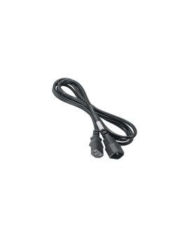 Kabel zasilający Akyga AK-PC-03A przedłużacz CCA IEC C13 / C14 1.8 m