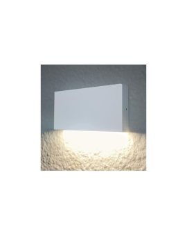 Kinkiet Ogrodowy Elewacyjny LED Biały Góra lub Dół 5.5W 450lm IP44 PROSTOKĄT CHI