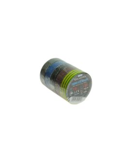 Taśma izolacyjna mix kolorów PVC 19mm 20m TI-19/20/MIX KOLOR W-05130 /kpl 5 różnych kolorów/