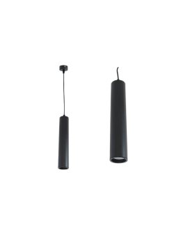 Lampa Wisząca GU10 Czarna 30cm