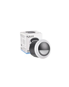 Lampa oprawa schodowa podtynkowa LED ogrodowa 3W 40lm IP44 4000K czarna Q4 Goldlux