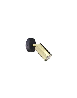 Kinkiet nowczesny 1xGU10 EYE BLACK GOLD