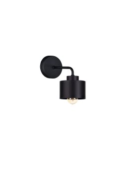 Kinkiet nowoczesny 1x E27 SIMPLY BLACK