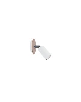 Kinkiet nowoczesny 1xGU10 EYE WHITE WOOD