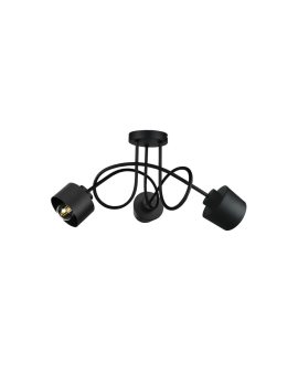 Lampa sufitowa nowoczesna 3xE27 SIMPLY BLACK