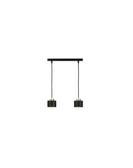 Lampa wisząca nowoczesna 2xE27 SIMPLY BLACK/GOLD