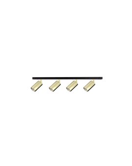 Spot nowoczesny 4xGU10 EYE BLACK GOLD
