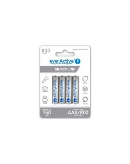 4 x akumulatorki everActive R03/AAA Ni-MH 800 mAh ready to use