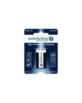 bateria alkaliczna everActive Pro 6LR61 / 6LF22 9V (blister) - 1 sztuka