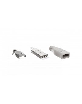 Wtyczka naprawcza USB-A /do zlutowania/ 12025