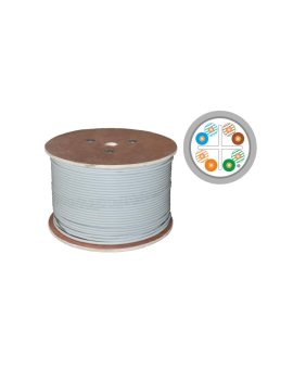 Kabel F/UTP kat.5e LSOH B2ca FireHardy 4x2x24 AWG - 500m 25 lat gwarancji, badanie jakości laboratorium INTERTEK (USA) ALANTEC -