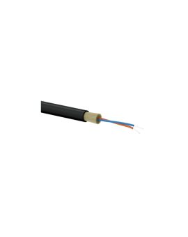 Kabel światłowodowy OS2 abonencki FTTx okrągły SM 4J 9/125 LSOH czarny 1000m ALANTEC - ALANTEC