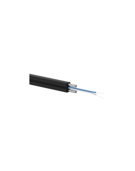 Kabel światłowodowy FTTH 2J, jednomodowy 9/125 LSOH czarny, wzmocnienie FRP, całkowicie dielektryczny, 1000m ALANTEC - ALANTEC