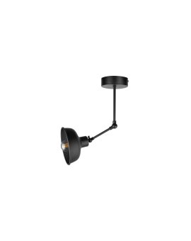 Lampa sufitowa nowoczesna 1xE27 HERMES BLACK