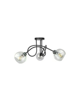Lampa sufitowa nowoczesna 3xE27 EVIE BLACK