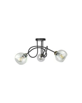 Lampa sufitowa nowoczesna 3xE27 EVIE BLACK/GOLD
