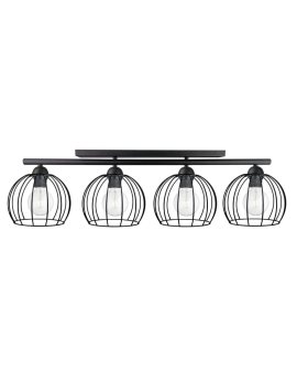 Lampa sufitowa nowoczesna 4xE27 BACCA BLACK