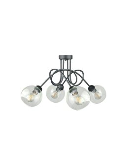 Lampa sufitowa nowoczesna 4xE27 EVIE BLACK