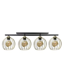 Lampa sufitowa nowoczesna 4xE27 BACCA BLACK/GOLD