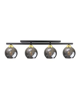 Lampa sufitowa nowoczesna 4xE27 MINOR BLACK/GOLD
