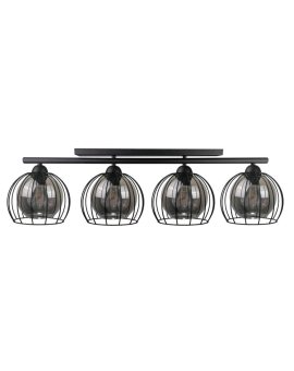 Lampa sufitowa nowoczesna 4xE27 STIGMA BLACK