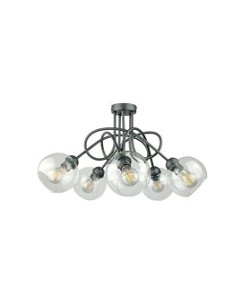 Lampa sufitowa nowoczesna 5xE27 EVIE BLACK